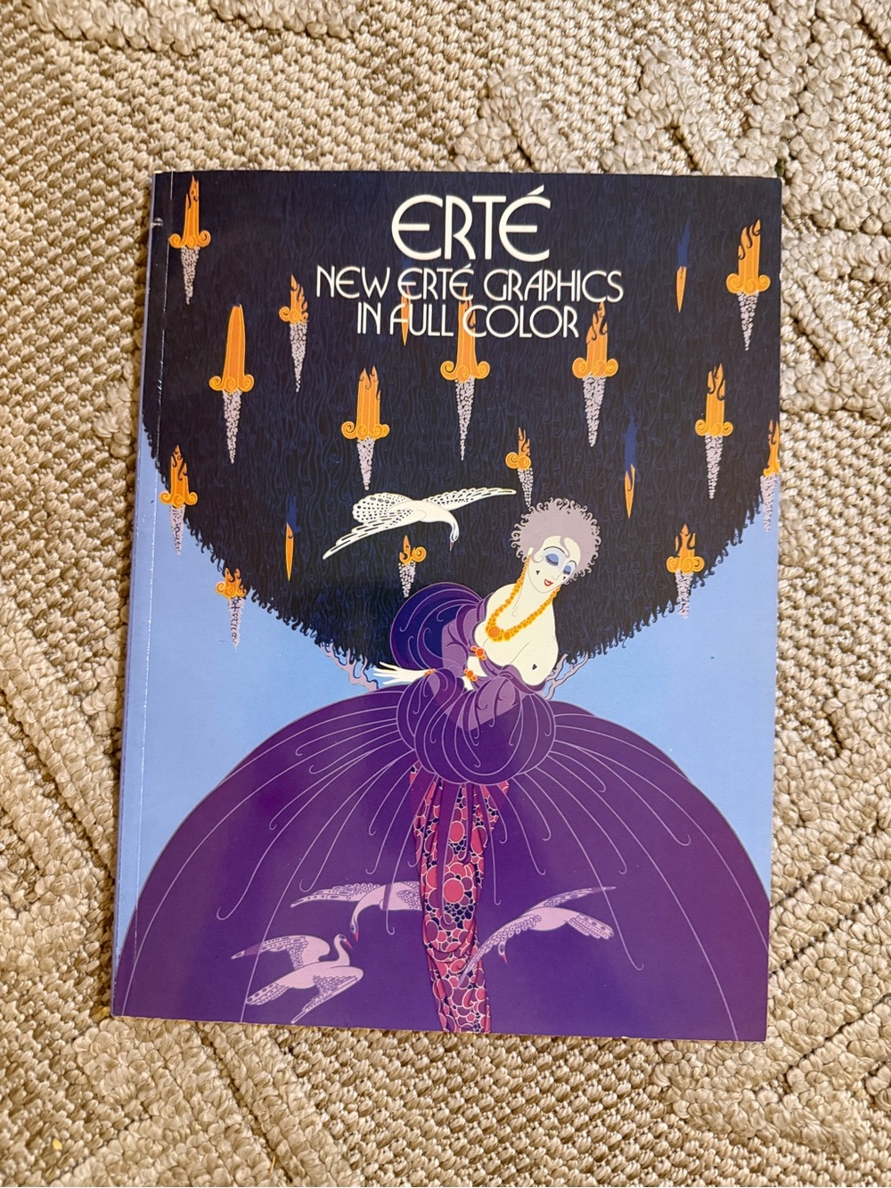 New Erté Graphics for Wall Art Print book French art deco vintage 1984